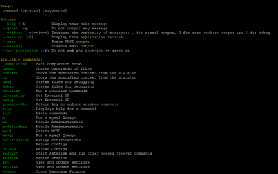 Lista Comandi FWConsole di FreePBX 13