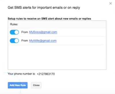 SMS Alerts